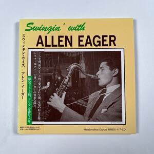 Allen Eager Swingin' with CD Jazz Marshmallow MMEX-117 Japan Press w/ OBI #268